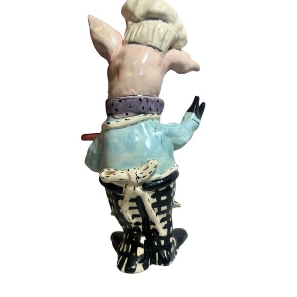 Blue Sky Heather Goldminc "The Love Chef" Pig Figurine 2000 Collectible Bar B Q - Picture 3 of 8
